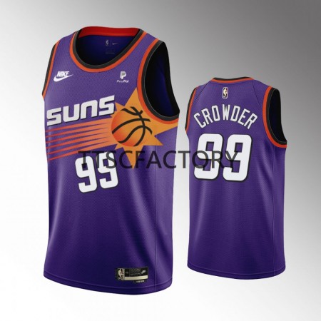Herren NBA Phoenix Suns Trikot Jae Crowder 99 Nike 2022-23 Classic Edition Lila Swingman